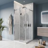 Душевой уголок BelBagno Marino 90x90 MARINO-A-2-90-C-NERO профиль Черный матовый стекло прозрачное Душевой уголок BelBagno Marino 90x90 MARINO-A-2-90-C-NERO профиль Черный матовый стекло прозрачное
