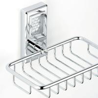 THG THG Métropolis cristal clair Мыльница-корзина металлическая 160х95мм., подвесная, цвет: хром