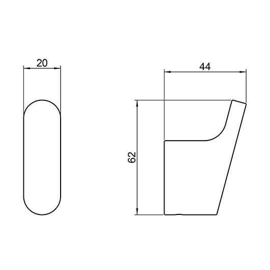 Крючок Timo Luiro золото матовое 18411/17