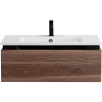 Тумба под раковину Cezares Slider 80 SLIDER-800-1C-SO-NA-P подвесная Орех дымчатый