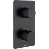 Термостат Bossini Oki New Z00002.073 для душа и ванны, черный матовый