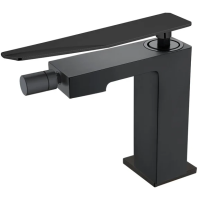 Смеситель Boheme Q 146-BB.2 для биде, без донного клапана, черный матовый