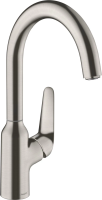 Смеситель для кухни Hansgrohe Focus M42 71802800, сталь