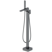 Смеситель напольный для ванны Wonzon & Woghand Fit WW-88649009-BGM темный графит матовый