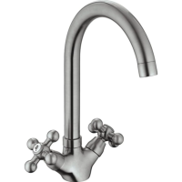 Смеситель для кухни Haiba HB4119-5 цвет сатин