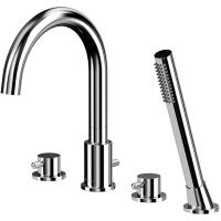 Смеситель на борт ванны Whitecross Y chrome Y1232CR Хром