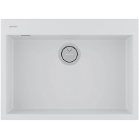 Кухонная мойка Paulmark Acrystone Decoration White PM936950-WH 69x50 см, белый