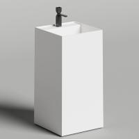 Salini Salini Armonia Square TOP 01 Раковина напольная 45х45х90м., с 1 отв., мат-л: S-Stone, цвет: белый матовый