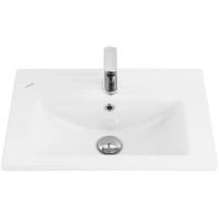 Раковина полувстраиваемая Creavit Su 65 SU065-00CB00E-0000, белая