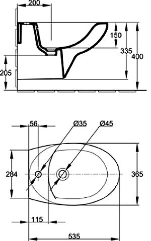 биде подвесное jacob delafon patio e4189-00