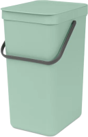 Мусорное ведро Brabantia Sort&Go 211867 16 л, мятно-голубое
