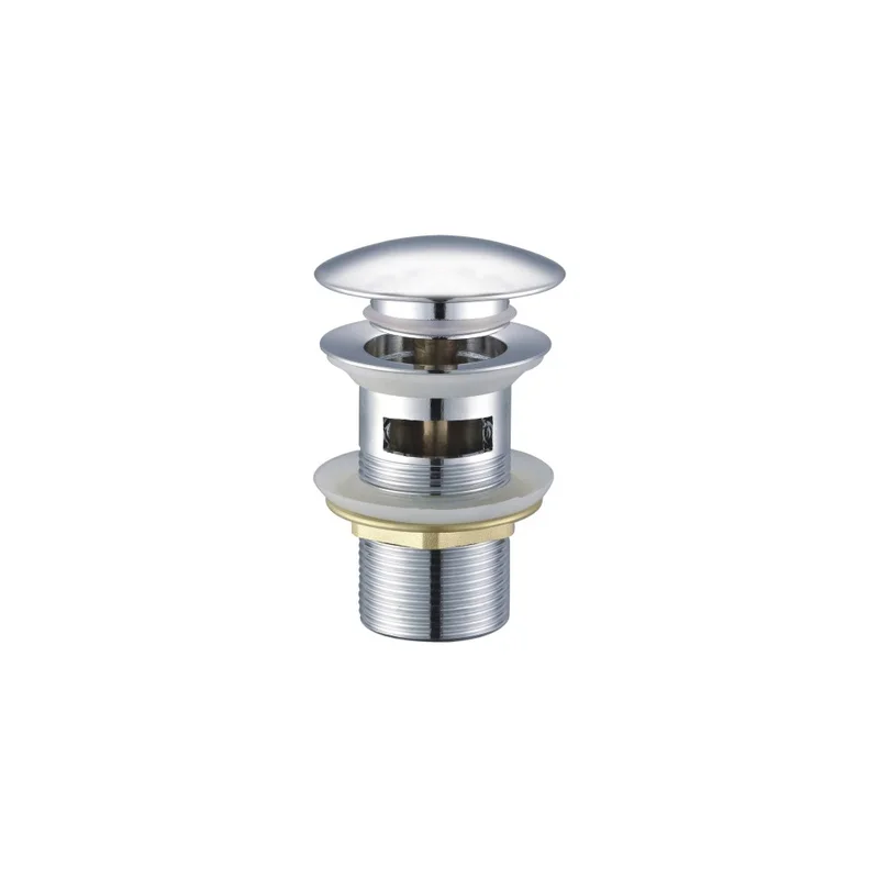 Донный клапан Clever Vela 96255 для раковины, с переливом, хром