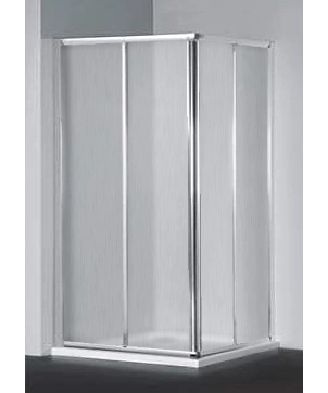 душевой уголок rgw classic cl-42 80x100 профиль хром, стекло шиншилла