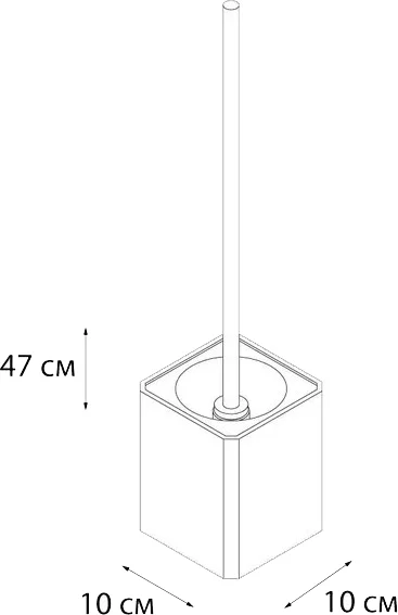 Ёршик для унитаза Fixsen Tomy FX-231-5
