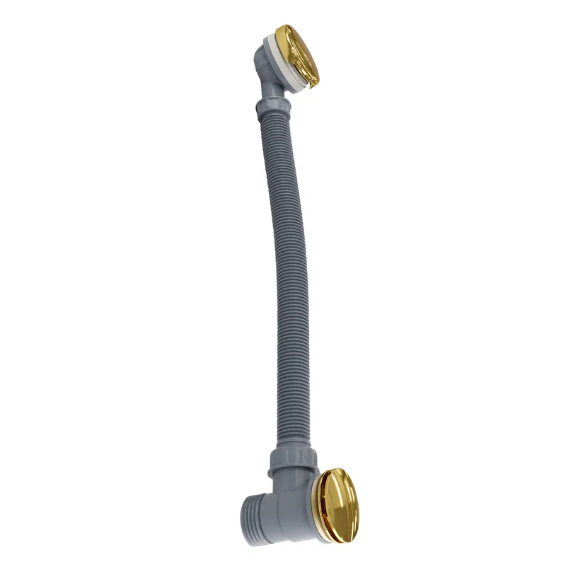 Слив-перелив WasserKRAFT Sauer A206 click-clack, золото