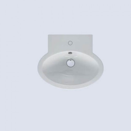 azzurra comoda раковина подвесная 55х47 см, с 1 отв. под смеситель, цвет: bianco lucido