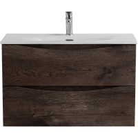 Тумба под раковину BelBagno Marino Rovere Nature Grigio MARINO-CER-MINI-800-2C-SO-RNG-P 79,6 см, подвесная, дуб Grigio