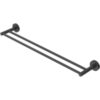 Полотенцедержатель Cezares Relax RELAX-THD-65-NOP 65,5 см, двойной, черный матовый