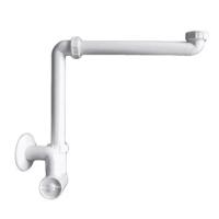 Сифон для раковины Laufen Libertyline 8.9425.0.000.000.1, трубный, цвет: белый