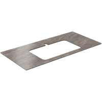 Столешница 100 см коричневый глянец для раковин встраиваемых сверху Kerama Marazzi Plaza Classic Парнас PL2.VT280\100T