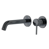 Смеситель Splendy Passion PA201205UK2BC для раковины, С ВНУТРЕННЕЙ ЧАСТЬЮ, хром черный