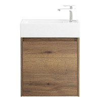 Тумба под раковину BelBagno Kraft Mini 50 L KRAFT MINI-500/260-1A-SO-RT-L подвесная Rovere Tabacco