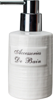 Дозатор для жидкого мыла Bath Plus Bain Blanc W-CE0986B-LD