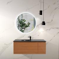 Тумба с раковиной Black&White Universe U918.1200, 120 см, цвет тумбы дуб