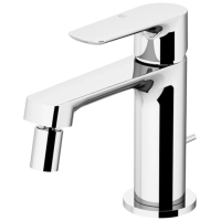 Смеситель Gattoni H2OMIX 3000 3051/30C0cr для биде, с донным клапаном, хром