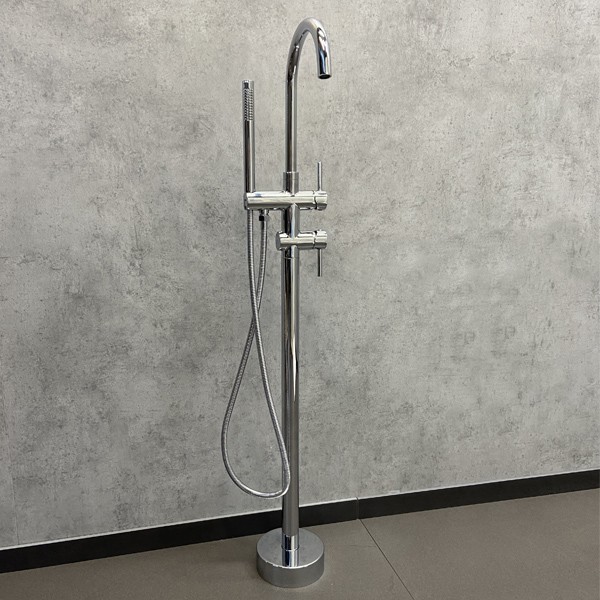 Смеситель для ванны Comforty FE0002-CCT Хром, напольный