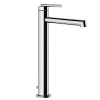 Gessi Gessi Ingranaggio Смеситель для раковины высокий с длинным изливом, с донным клапаном, цвет: хром