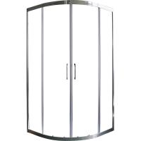 Душевой уголок Cerutti SPA Viva 100×100 7706 профиль хром, стекло прозрачное