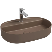 Раковина Isvea Infinity 10NF65060SV-2H накладная, 60x40 см, коричневый матовый