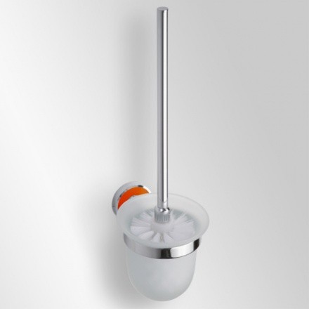 Ёршик для унитаза Bemeta TREND-I 104113018g хром | оранжевый