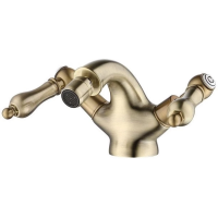 Смеситель Caprigo Adria Classic Metal Edition 03M-530-vot для биде, с донным клапаном, бронза