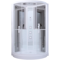 Душевая кабина Grossman GR-142 120x120 профиль Белый стекло прозрачное