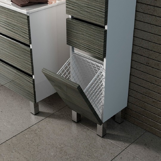 шкаф-пенал sanvit кубэ-3 (цвет мебели: карпатская ель;)