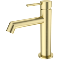 Смеситель для раковины Wonzon & Woghand WW-H1063-BG золотой матовый