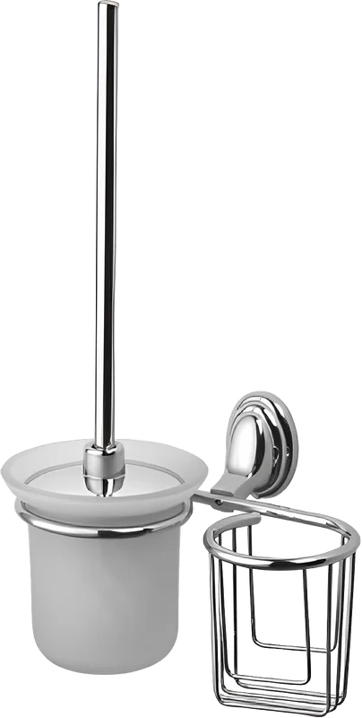 Ёршик для унитаза Haiba HB1510-1 с держателем освежителя воздуха, хром