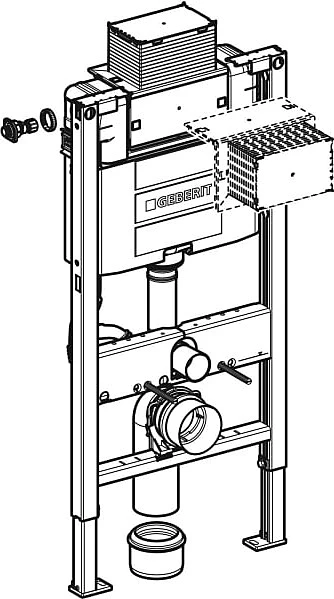 система инсталляции для унитазов geberit omega 12 111.030.00.1