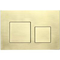 Кнопка смыва для инсталляции Veconi Flush V4 для унитаза, пластик, цвет золото брашинг