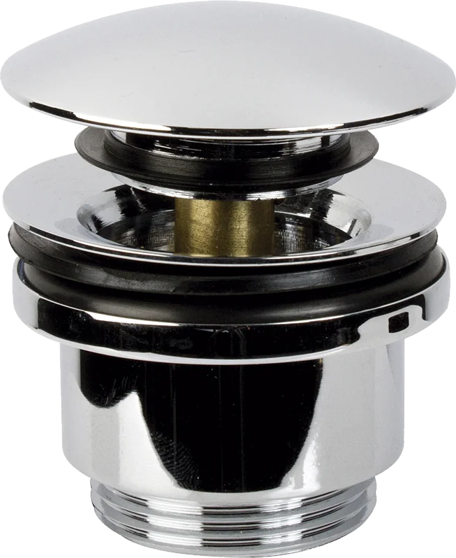 Донный клапан Clever Leo 60418 для раковины, универсальный, хром