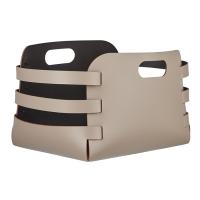 Корзина Colombo Design Adj Riga 27x36хh25 см, настольная, капучино|шоколад