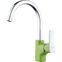 Смеситель для кухни D&K Berlin Humboldt DA1432412 Хром Зеленый