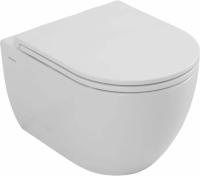 Унитаз Allen Brau Priority Tornado 4.31008.20 подвесной, безободковый, смыв Торнадо, без сиденья, белый глянец