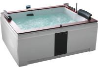 Акриловая ванна Gemy G9052 II K R 186x151 см, гидромассажная, цвет белый