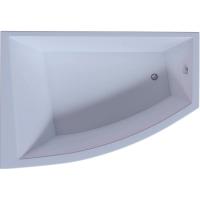 Акриловая ванна Aquatek Оракул 180х125 L ORK180-0000004 без гидромассажа с фронтальной панелью с каркасом (вклеенный) со слив-переливом