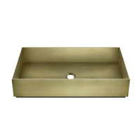 Раковина накладная Gessi ANELLO 54606#727 браш.латунь PVD