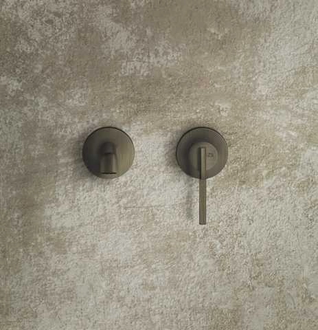 смеситель для раковины gessi ingranaggio 63583#149 finox brushed nickel