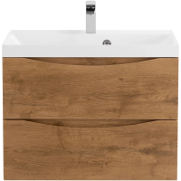 Тумба под раковину BelBagno Marino 70 MARINO-700-2C-SO-RN-P подвесная Rovere Nature